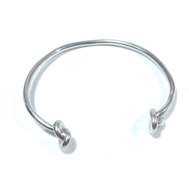 Bracciale rigido d'argento in argento 925 Bracciale artigianale | GIOIELLI IN ARGENTO