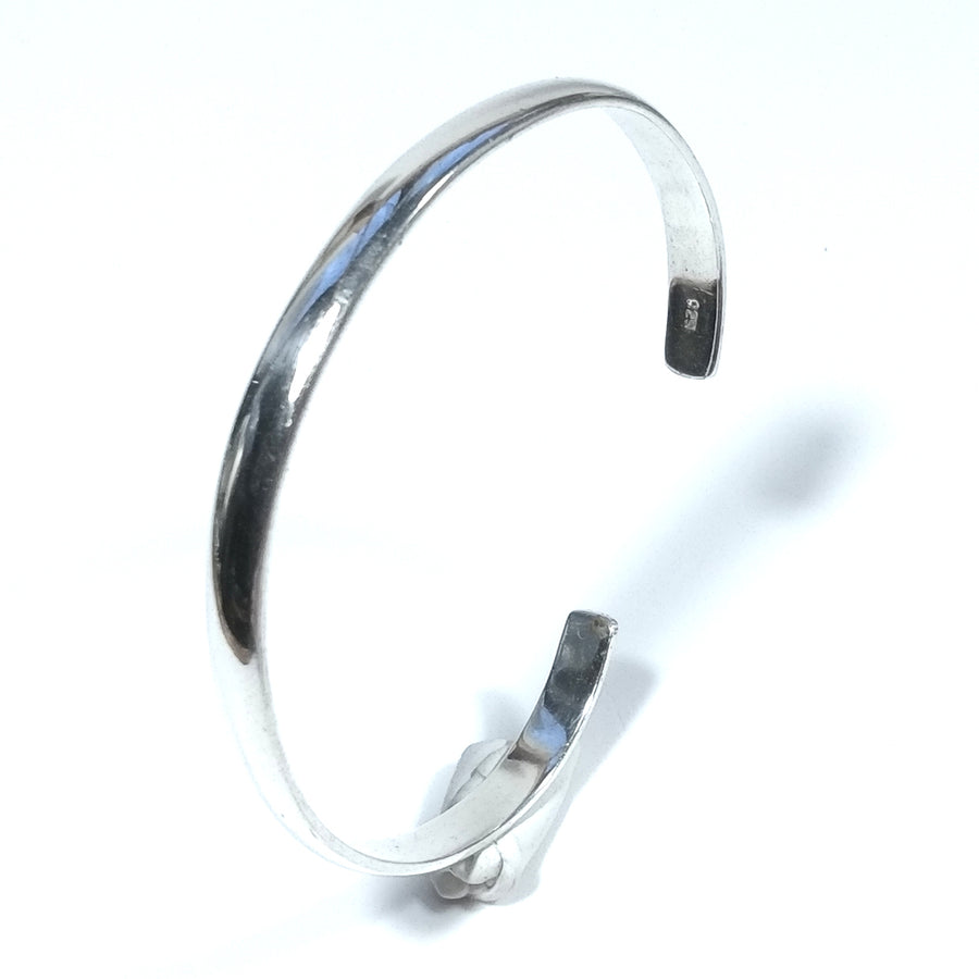Bracciale rigido d'argento in argento 925 Bracciale artigianale | Bracciale Schiava