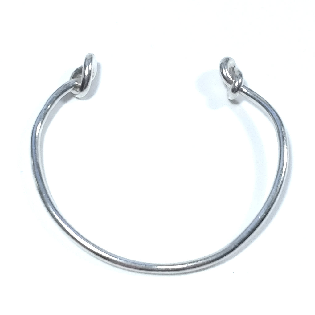 Bracciale rigido d'argento in argento 925 Bracciale artigianale | GIOIELLI IN ARGENTO