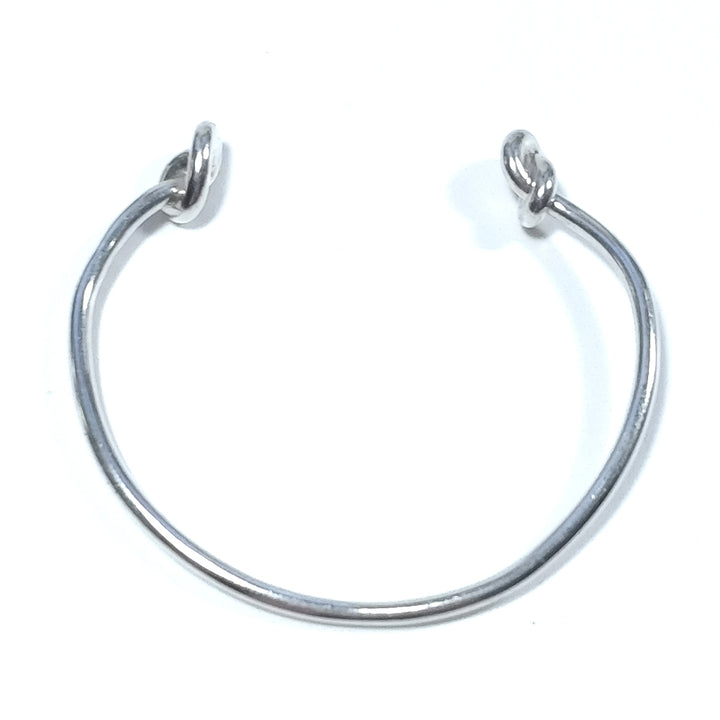 Bracciale rigido d'argento in argento 925 Bracciale artigianale | GIOIELLI IN ARGENTO