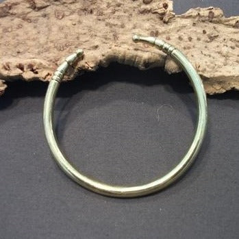 Bracciale rigido etnico in ottone - MAWAI