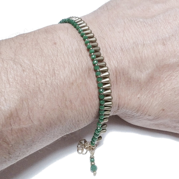 Bracciale artigianale in ottone bracciale ETNICO | BRACCIALE IN OTTONE