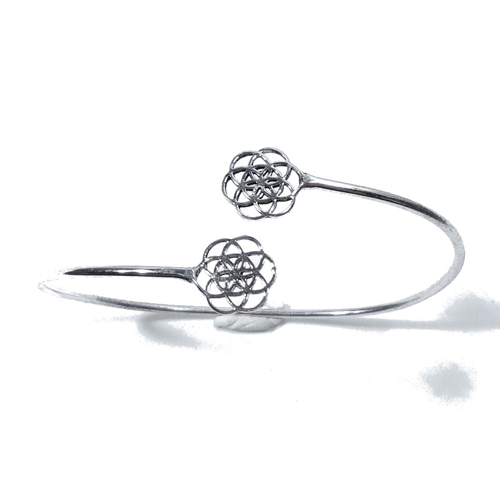 Bracciale in ottone FIORE della VITA - LIFE
