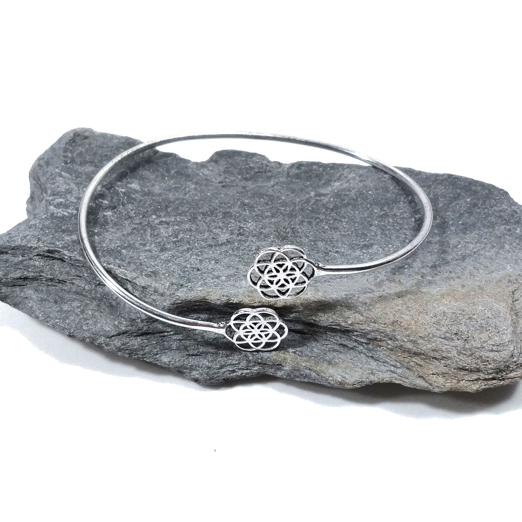 Bracciale in ottone FIORE della VITA - LIFE