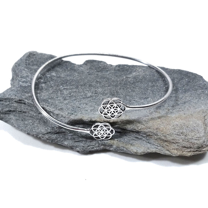 Bracciale in ottone FIORE della VITA - LIFE