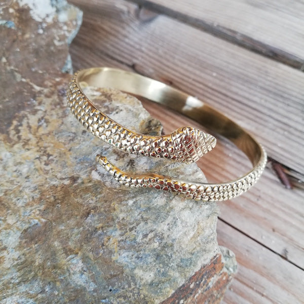 Bracciale etnico MURALIDHAR a cerchio in ottone - rigido | Gioielli etnici