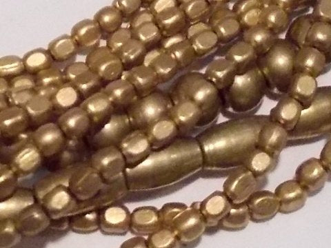 Naga ethnic bracelet in brass 10 lines