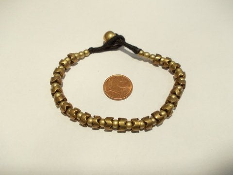 Naga ethnic bracelet in brass