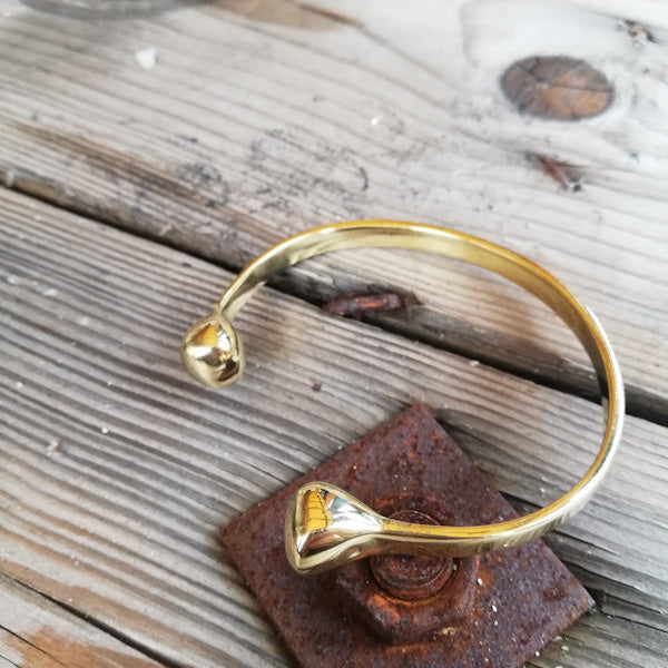 Bracciale ODOTI in ottone Bracciale artigianale | BRACCIALE rigido