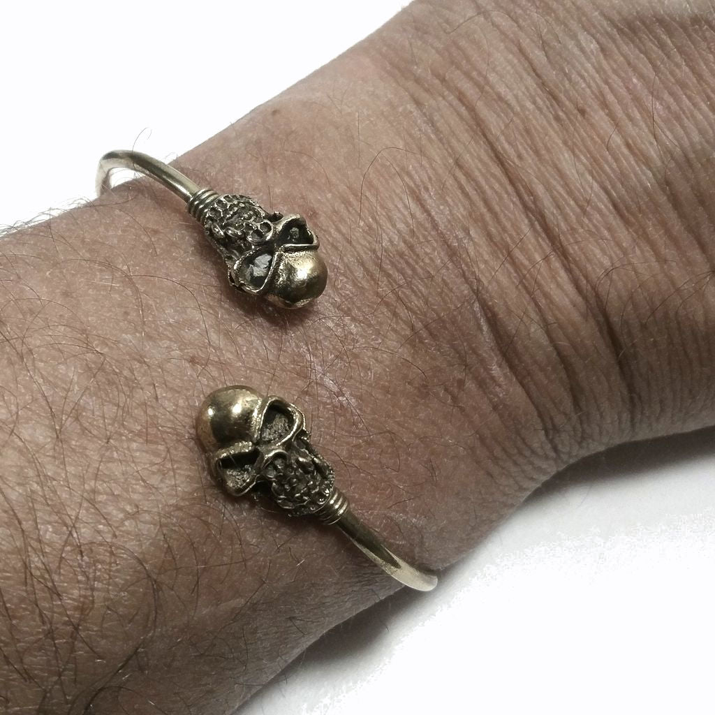 Bracciale in ottone TESCHIO Bracciale artigianale Piuma| BRACCIALE ottone