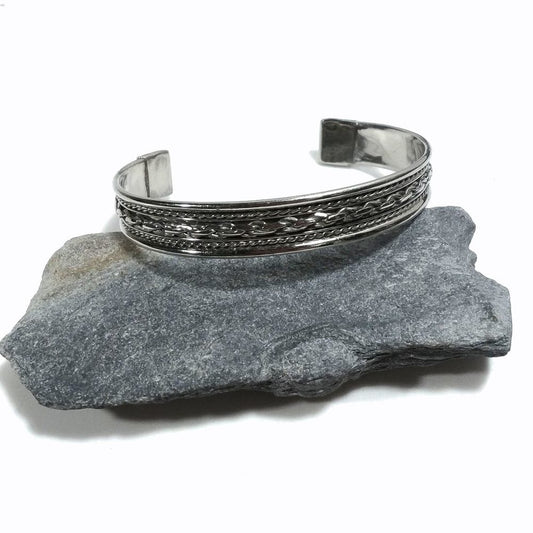 Bracciale ETNICO in ottone Bracciale artigianale UOMO | BRACCIALI etnici – immagine2