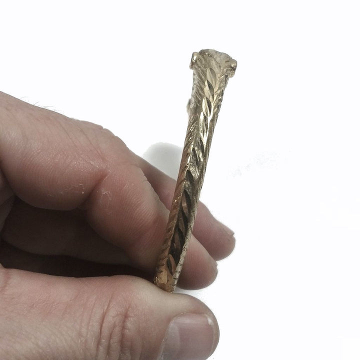 Bracciale in ottone con testa di tigre - KANJARDA