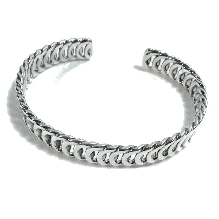 Bracciale artigianale in argento 925 Bracciale rigido | GIOIELLI IN ARGENTO