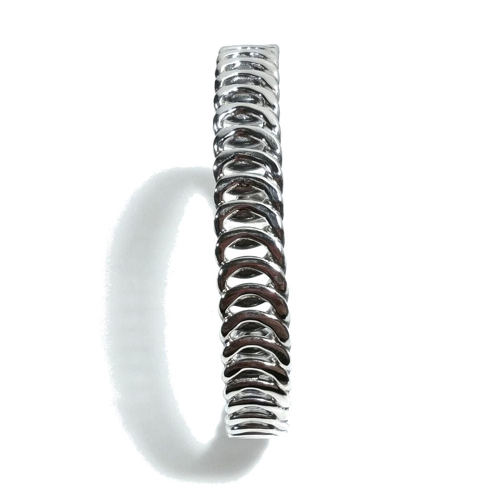Bracciale artigianale in argento 925 Bracciale rigido | GIOIELLI IN ARGENTO