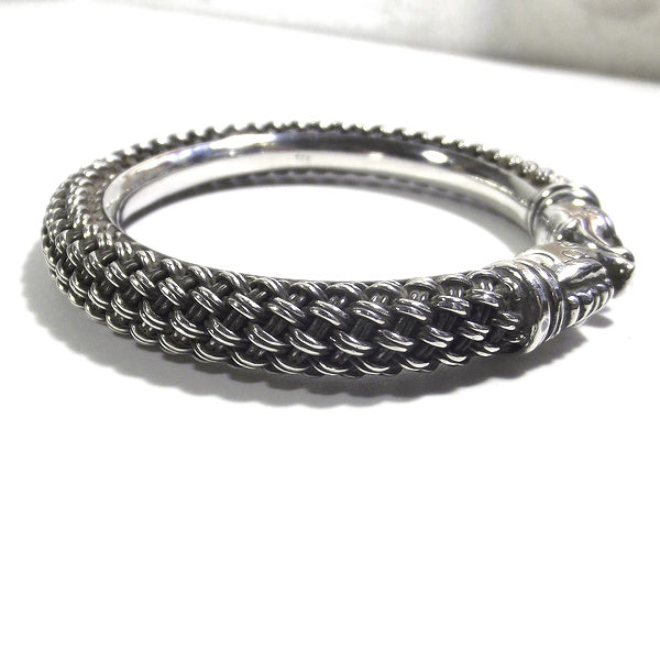 Bracciale etnico INIKA in argento rigido con elefante | Gioielli etnici Il mondo di Wit