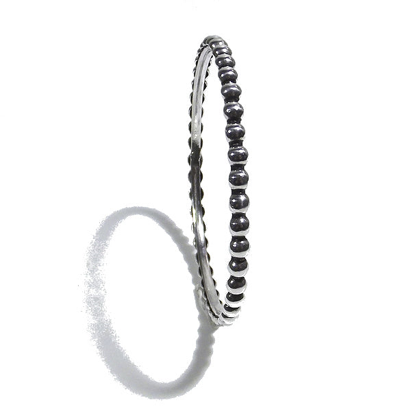 Bracciale etnico HABA a cerchio in argento - rigido | Gioielli etnici ilmodndodiwit.com