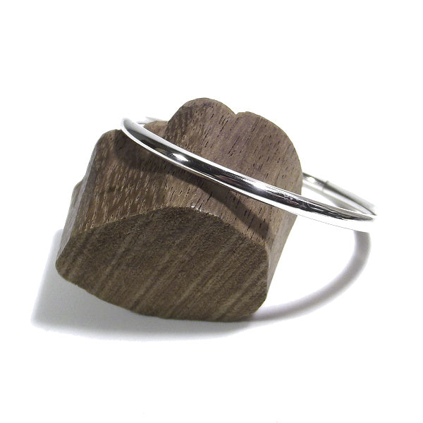 Bracciale liscio a cerchio ARULA in argento da UOMO o DONNA - rigido | Gioielli da Uomo