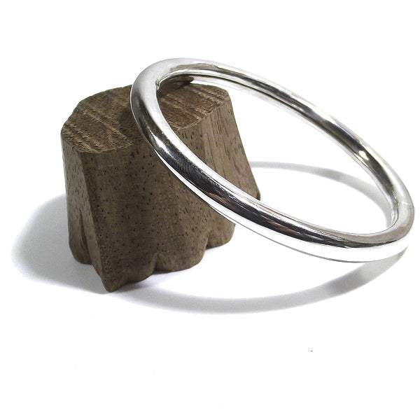 Bracciale liscio a cerchio CHAILA in argento da UOMO o DONNA - rigido | Gioielli da Uomo