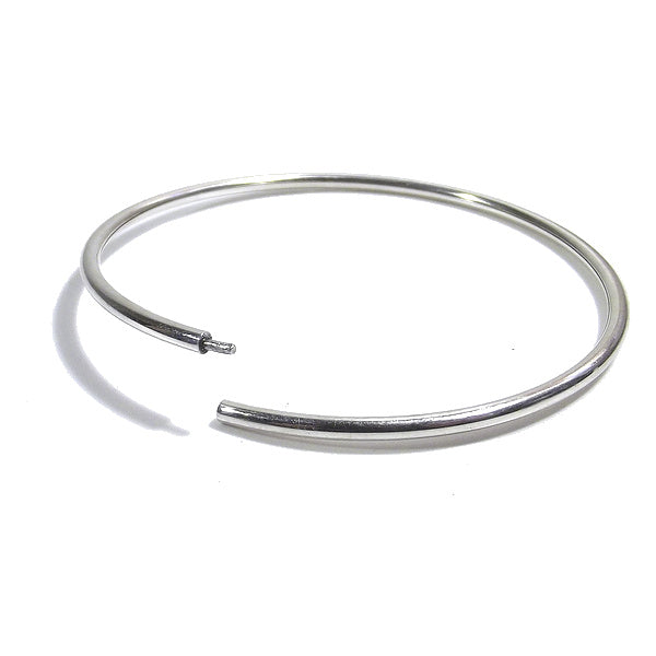 Bracciale liscio a cerchio ANOJ in argento da UOMO o DONNA - rigido | Gioielli da Uomo