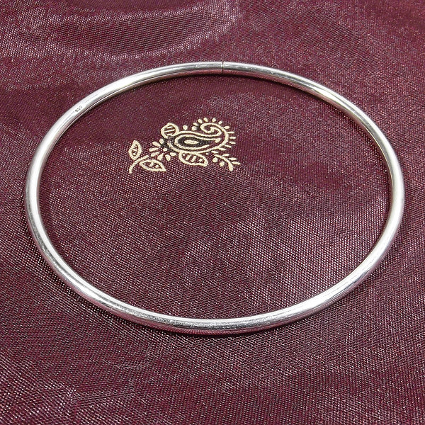 Bracciale liscio a cerchio ANOJ in argento da UOMO o DONNA - rigido | Gioielli da Uomo