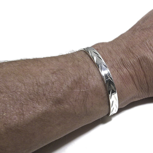 Bracciale etnico ARCAT in argento da UOMO o DONNA - rigido | Gioielli da Uomo