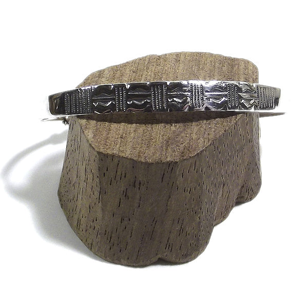 Bracciale etnico ANCHALI in argento da UOMO o DONNA - rigido | Gioielli da Uomo