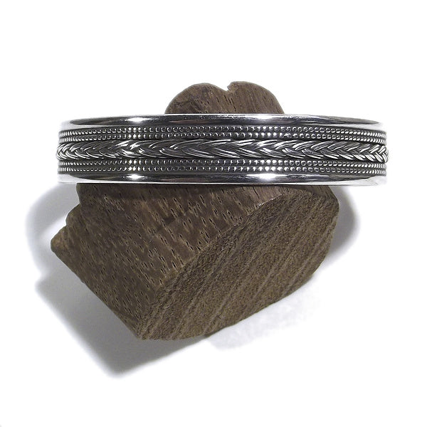 Bracciale etnico ALVIS in argento da UOMO o DONNA - rigido | Gioielli da Uomo