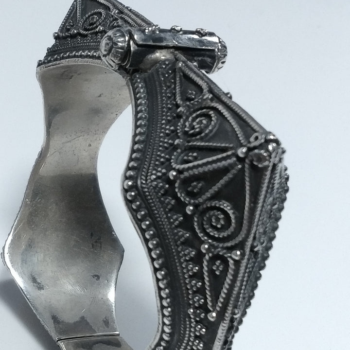 ETHNIC bracelet in 925 silver Handcrafted bracelet