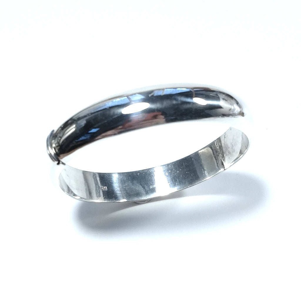 Bracciale artigianale rigido in argento 925 - MAURICE