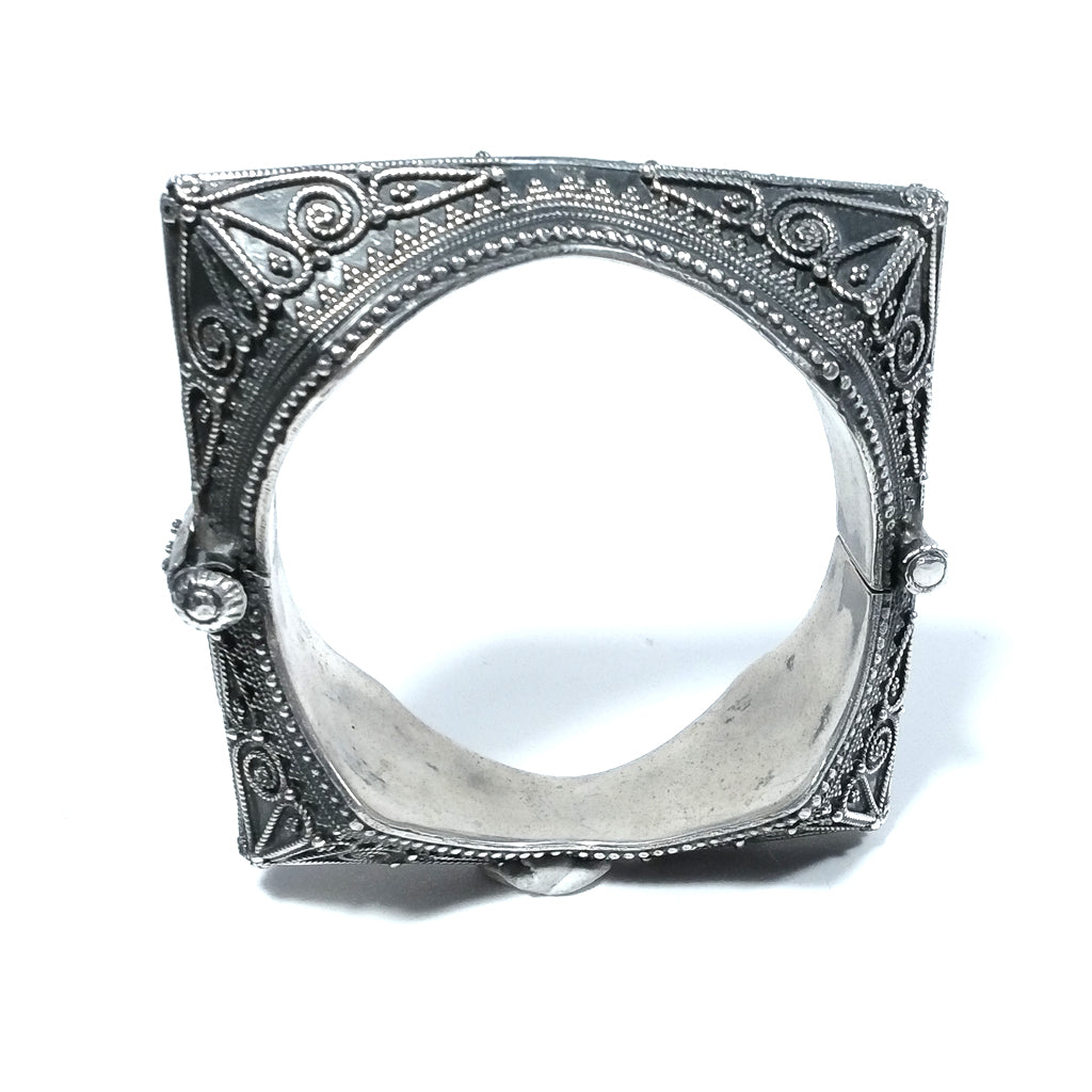 Bracciale ETNICO in argento 925 Bracciale artigianale