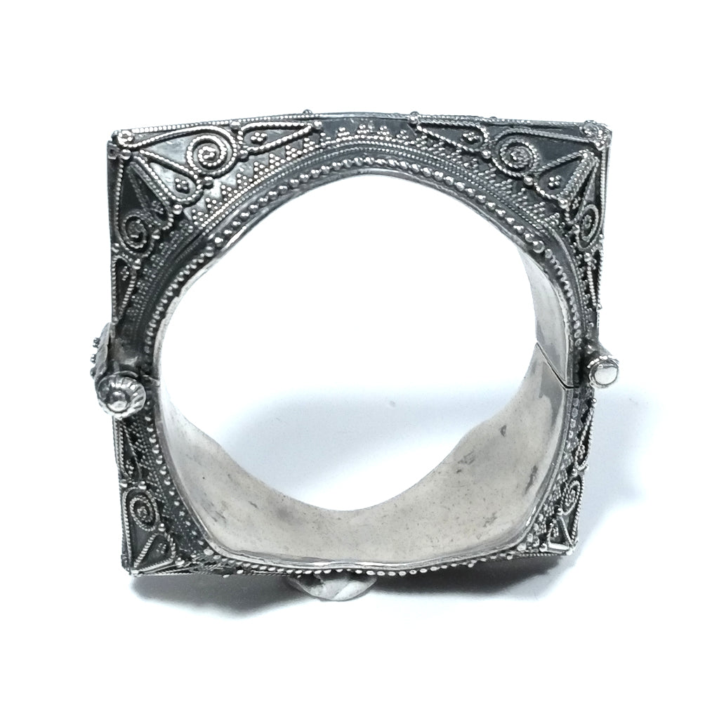 Bracciale ETNICO in argento 925 Bracciale artigianale | BRACCIALI IN ARGENTO