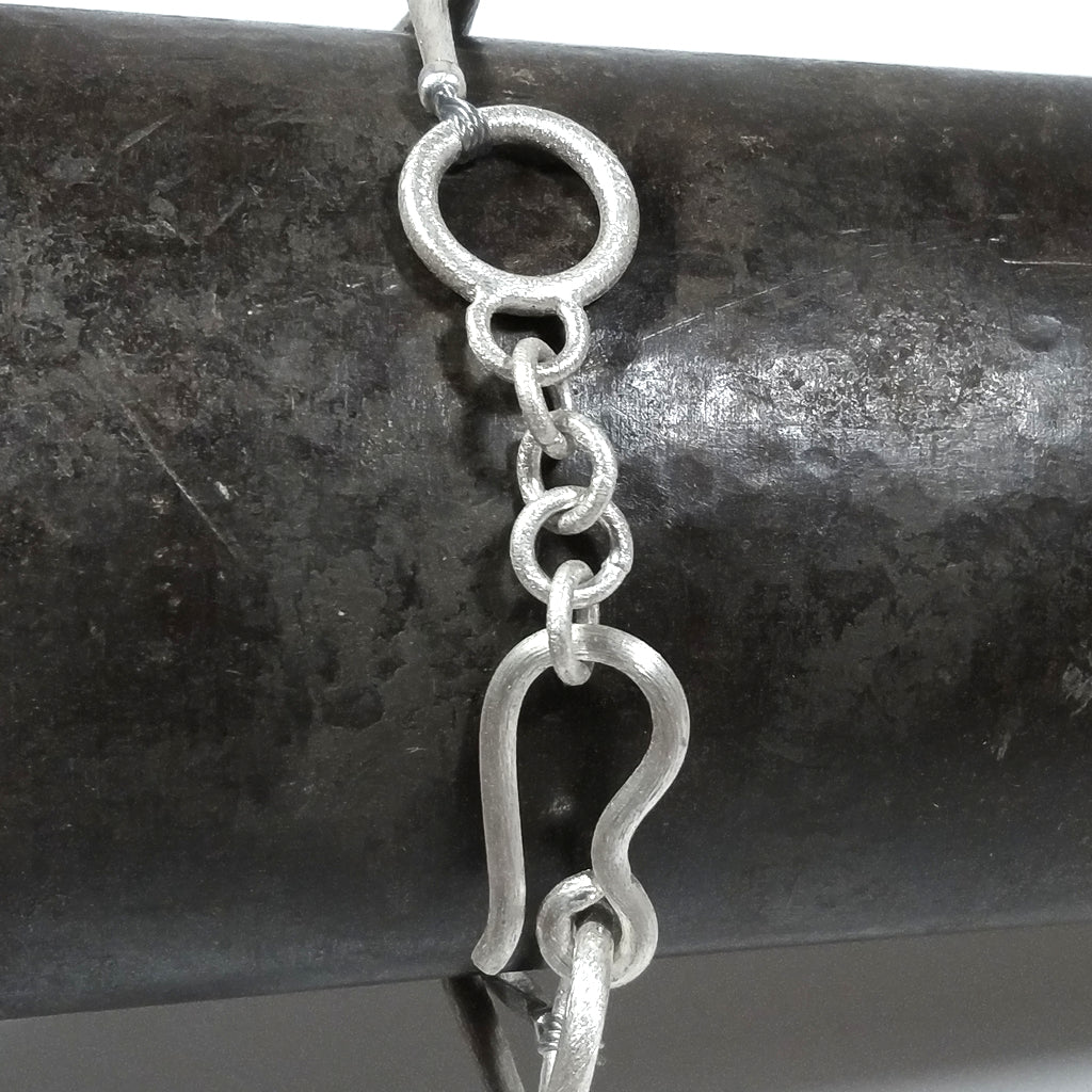 DHARMA bracelet in 925 silver Handcrafted bracelet