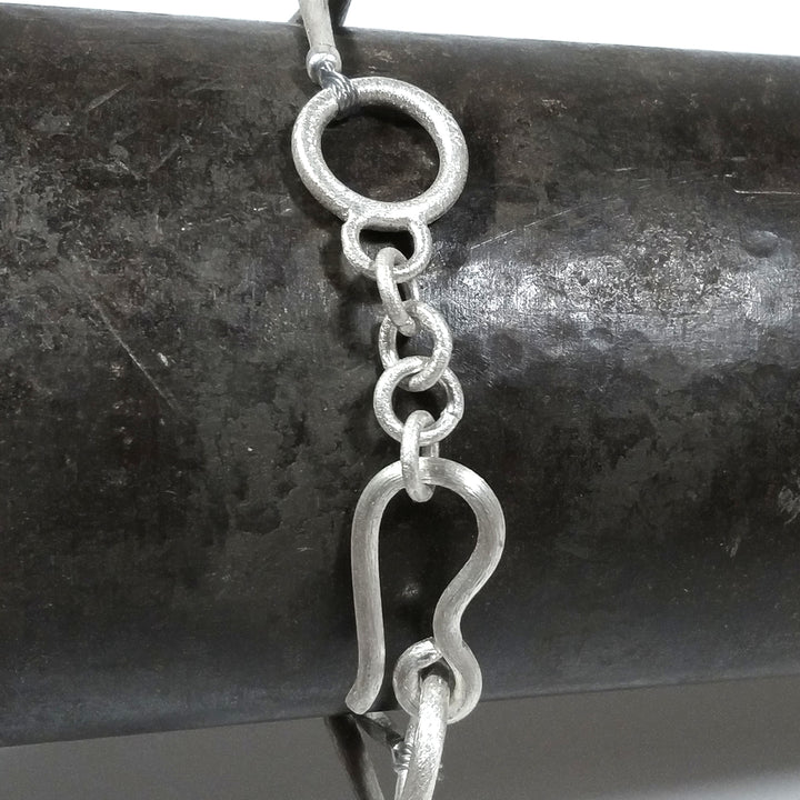DHARMA bracelet in 925 silver Handcrafted bracelet