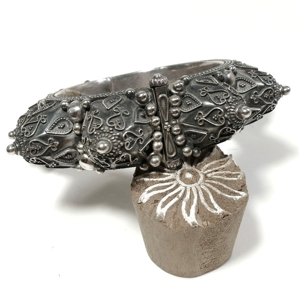 Bracciale ETNICO in argento 925 Bracciale artigianale | BRACCIALI IN ARGENTO