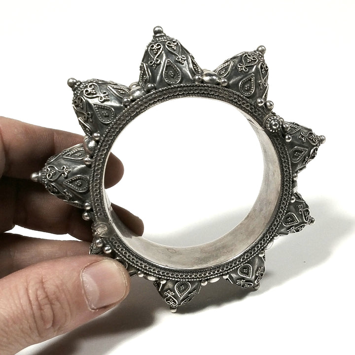 Bracciale ETNICO artigianale in argento 925