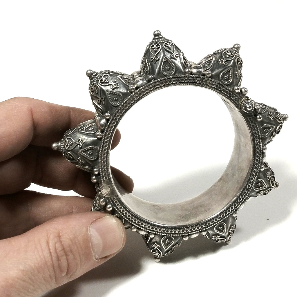 Bracciale ETNICO artigianale in argento 925