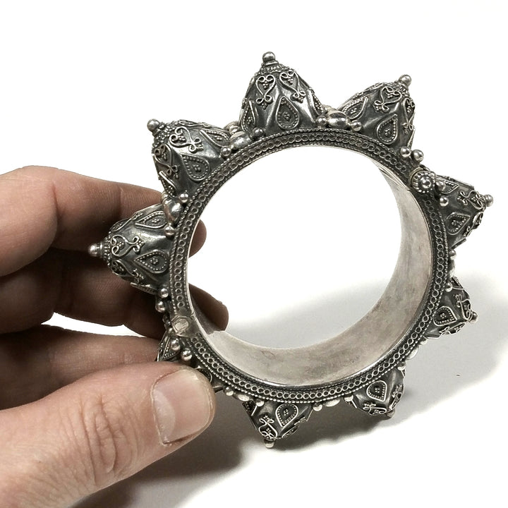 Bracciale ETNICO artigianale in argento 925
