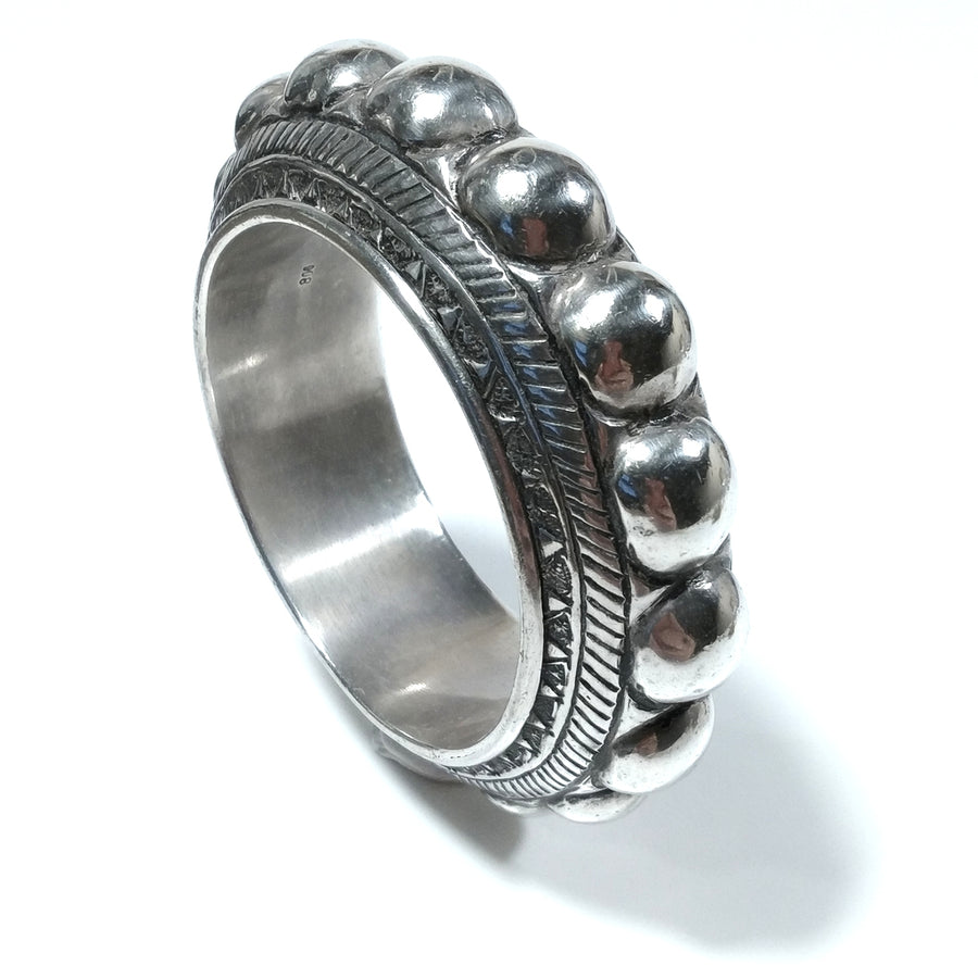 Bracciale ETNICO in argento 800 Bracciale artigianale | BRACCIALI IN ARGENTO