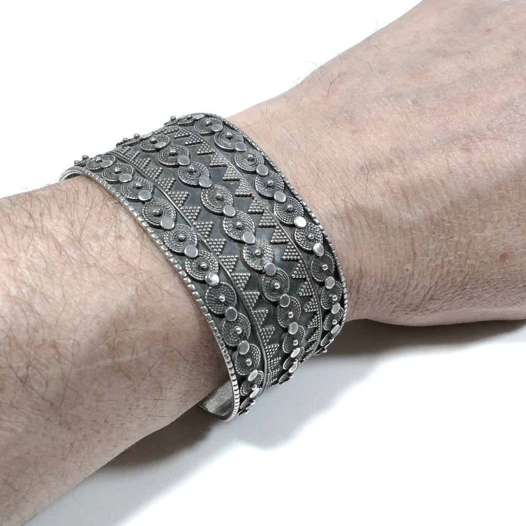 Bracciale ETNICO in argento 925 Bracciale artigianale | Bracciale Schiava