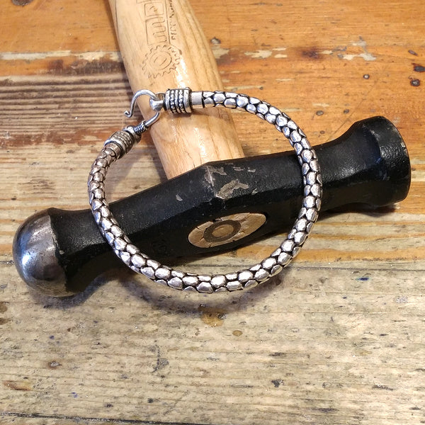 Bracciale etnico in argento 925 | Bracciale argento | Bracciale Serpente | Snake
