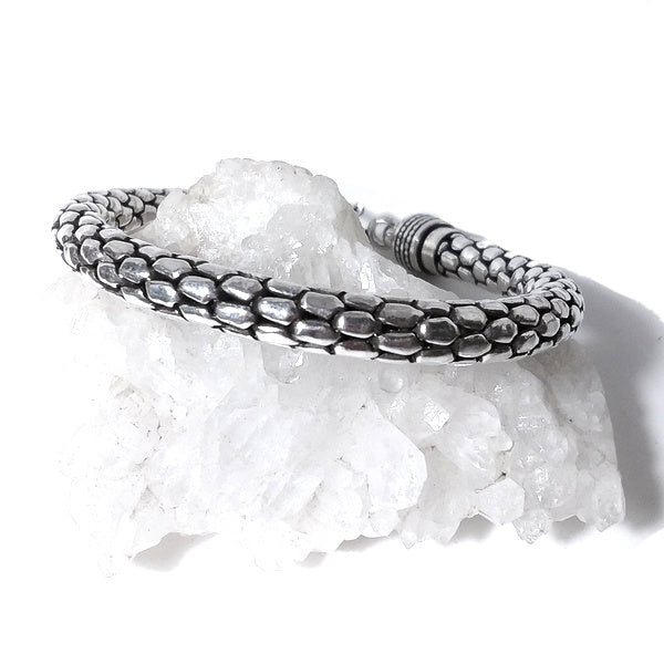 Bracciale etnico in argento 925 | Bracciale argento | Bracciale Serpente | Snake