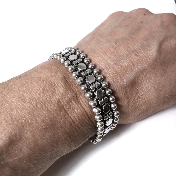 Bracciale etnico in argento 800 | Bracciale argento | Bracciale etnico