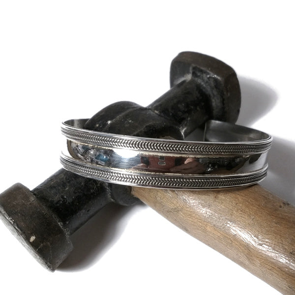 Bracciale GOA argento da UOMO - rigido | Gioielli da Uomo