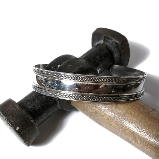 Bracciale GOA argento da UOMO - rigido | Gioielli da Uomo