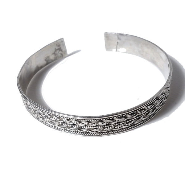 Bracciale PONDICHERRY argento da UOMO - rigido | Gioielli da Uomo