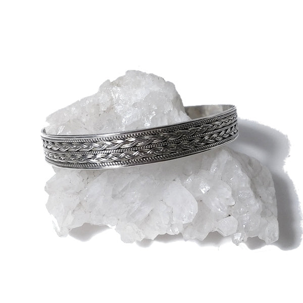 Bracciale PONDICHERRY argento da UOMO - rigido | Gioielli da Uomo