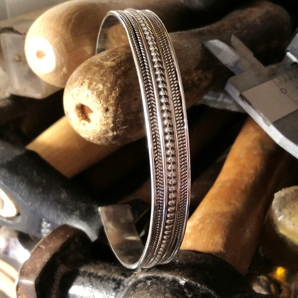 Bracciale argento da UOMO - rigido | Gioielli da Uomo