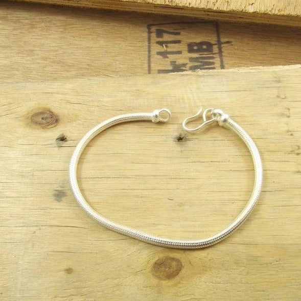 Bracciale uomo-donna Snake argento tondo 18cm