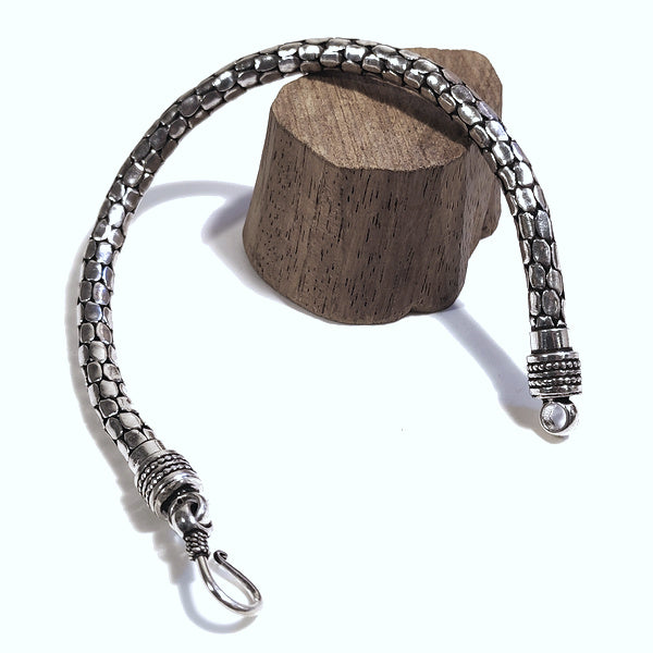 Bracciale ETNICO ABIDA in argento 925 | Bracciale argento | Bracciale Serpente | Snake