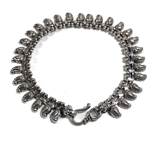 Bracciale etnico CHAKRIT in argento 925 | Bracciali indiani SNAKE originali - Il mondo di Wit